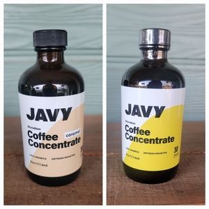 Lot of 2 Javy Concentrated Microdose/ Caramel & Regular Flavors